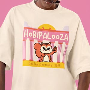 Maglietta del tour di concerti Hobipalooza Berlin 2025, nuovo arrivo nel negozio Hobihearteu