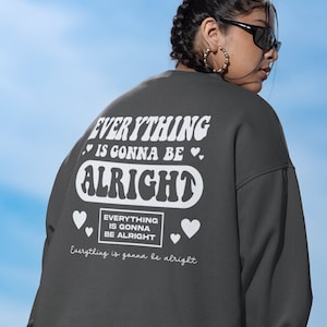 Snooze Everything is gonna be alright Sweater | DDAY AgustD Yoongi Suga | Woosung The Rose | Hobihearteu Shop