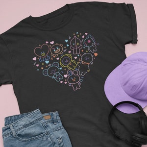 L. Friends Cute Unisex Shirt Tshirt | Hobihearteu Shop