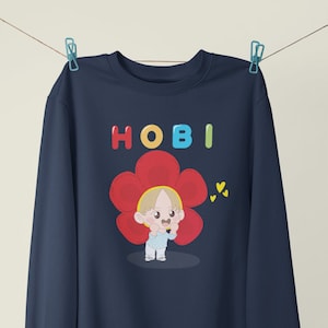 Hobi Flower J-Hope Hobicore Crewneck Sweatshirt Unisex | Hobihearteu Shop