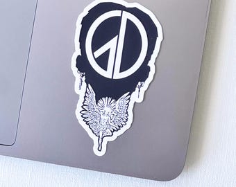 Pegatina de vinilo con tatuaje de ángel de G-Dragon / Bigbang / Tienda Hobihearteu