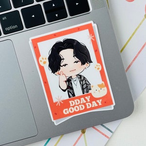 DDAY Good Day Yoongi Vinyl Sticker | Suga AgustD | Hobihearteu Shop