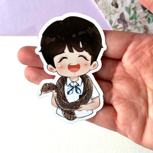 Snakeu Hobi Fake Smile Aufkleber Vinyl Wasserpoof | Jhope Hobi Hosek JITB | Hobihearteu Shop