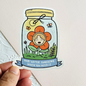 Hobi Water Flüssigkeit Sonnenschein wenn du es brauchst Aufkleber Vinyl Waterpoof | Jhope Hobi Hosek | Hobihearteu Shop