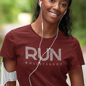Run Bulletproof Proof Shirt Tshirt | Hobihearteu Shop