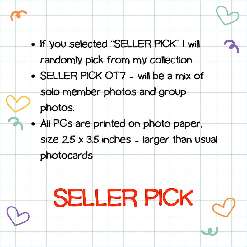 Concert Tour Photocards PCs Freebies Bulk Wholesale | Hobihearteu Shop image 2
