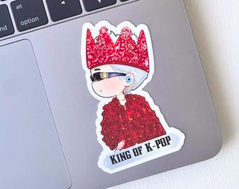 G-DRAGON Ubermensch Tour King of KPOP Rose Outfit Vinyl Sticker | Bigbang |  Hobihearteu Shop