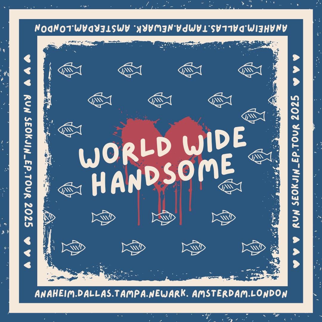 RUNSEOKJIN EP TOUR ポーチとピンバッジセット【ロンドン】 朝