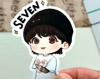 Jungkook Seven Sticker Vinyl Waterpoof | Jk | Hobihearteu Shop - Etsy