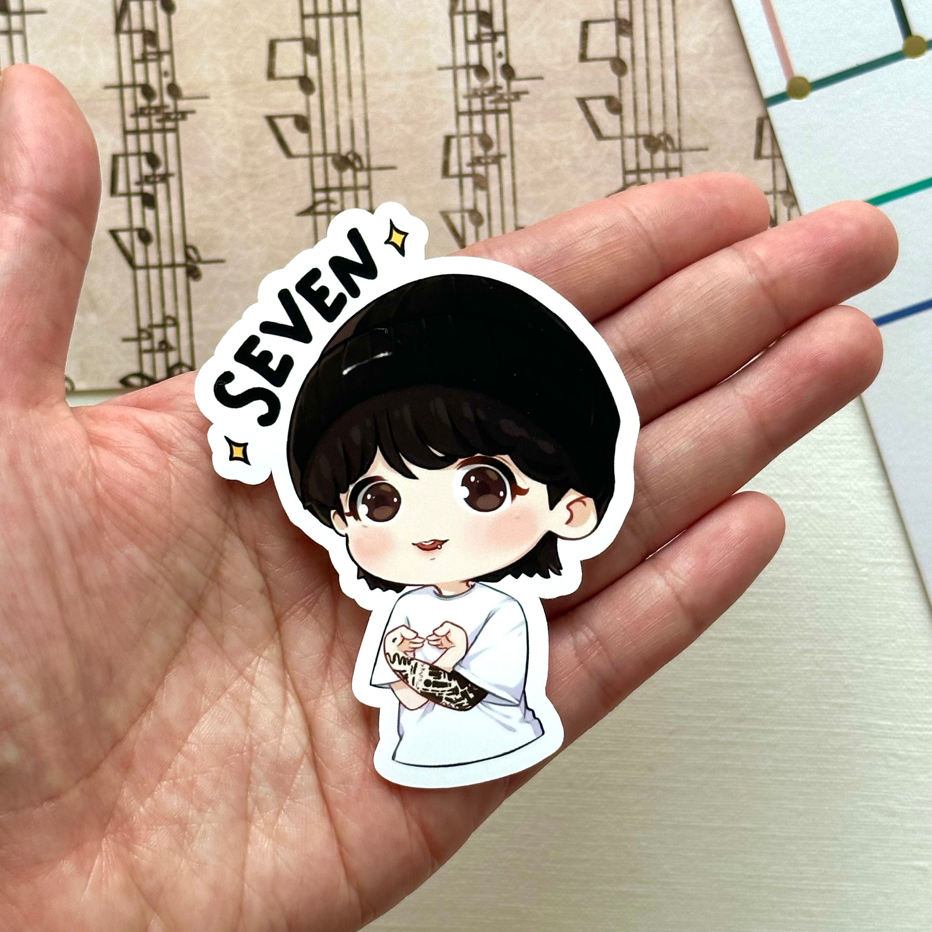 Jungkook Seven Sticker Vinyl Waterpoof | Jk | Hobihearteu Shop - Etsy