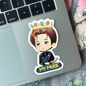 Jimin Muse Smeraldo Garten Vinyl Wasseraufkleber | Wer | Hobihearteu Shop
