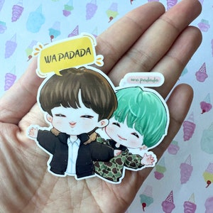 Wa Padada Jin Vinyl Aufkleber | Seokjin Yoongi Suga | Runseokjin Hobihearteu Shop