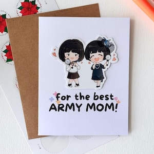 House of ARMY Muttertagskarte 2 | J-hope Eomma und Namjoon RM Hobi Jhope | Kartenaufkleber | Hobihearteu Shop, Neue eingetroffen