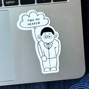Namjoon Take my Heaven RPWP sticker vinyl waterdicht | RM Namjoon Juiste plaats Verkeerde persoon verloren | Hobihearteu-winkel