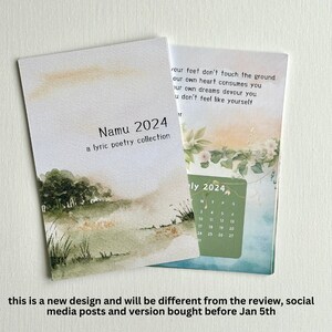 NEW DESIGN! Namjoon BTS 2024 Desk Calendar | Hobihearteu Shop