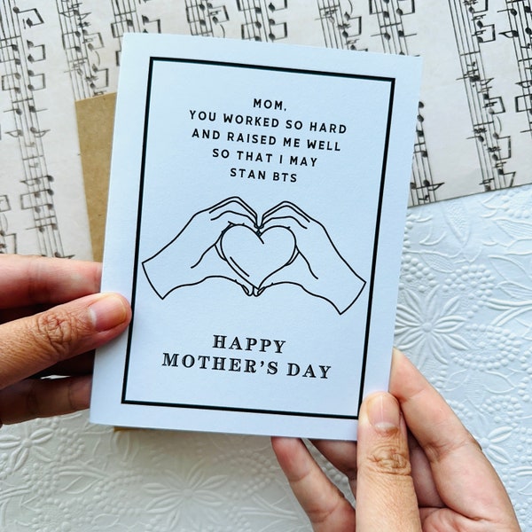 BTS Mother's Day Card | Hobihearteu Shop