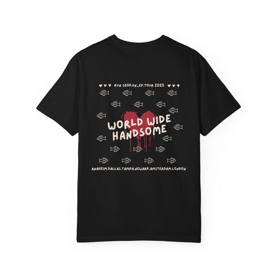World Wide Handsome Run Seokjin EP Tour Concert Shirt | Jin