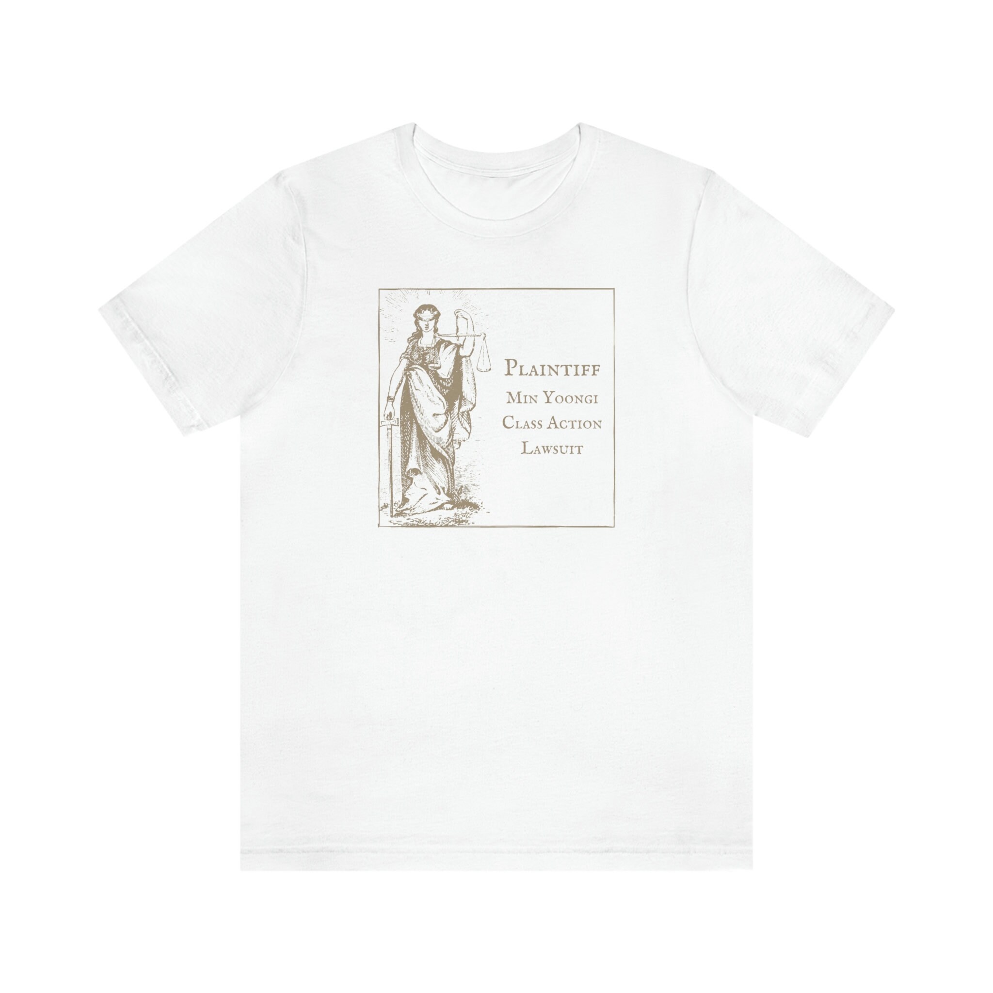 Eiser Min Yoongi Class Action Rechtszaak Shirt Yoongi Suga AgustD