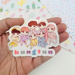 Bangtannies chibi sowozoo BTS Aufkleber Vinyl | Hobihearteu Shop