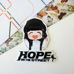Hope On the Street Vol 1 Adesivo Vinil Impermeável | Jhope Hobi Hoseok JITB | Loja Hobihearteu