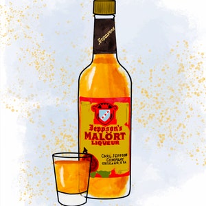 Chicago Malört Art Print