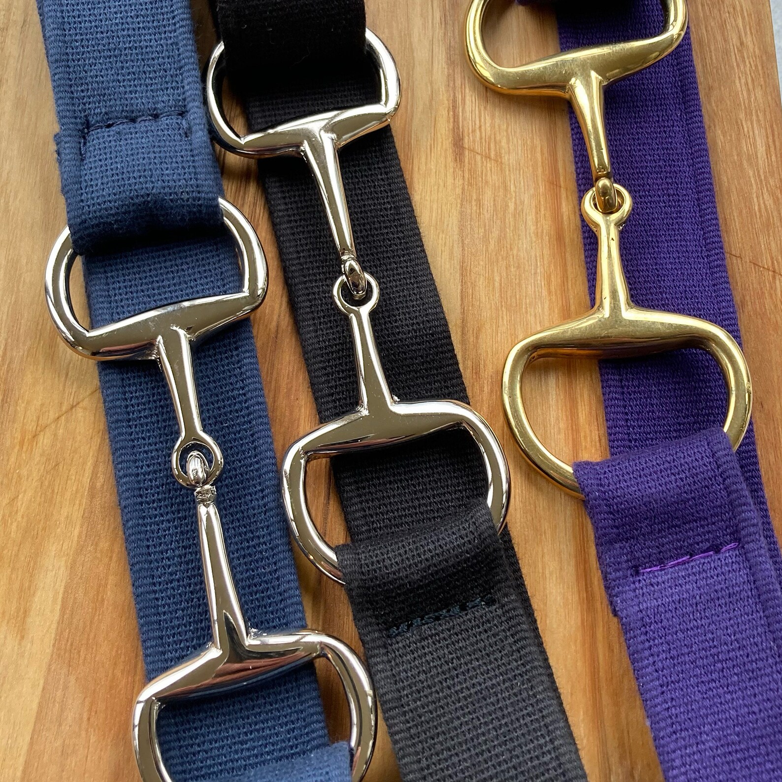 Snaffle bit clasp belt Etsy