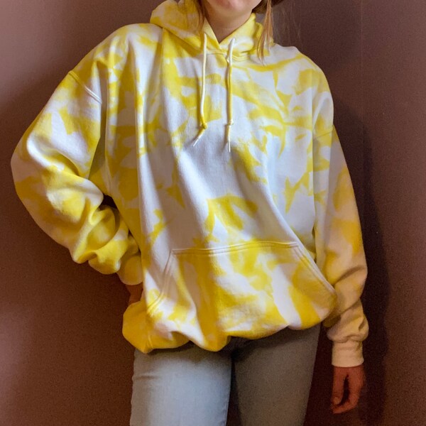 Yellow Tie-Dye Crewneck