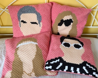 Schitt's Creek Crochet Cushion Pattern: Corner to Corner C2C Graphgan (PDF)