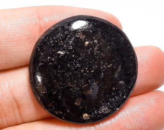 Golden Nuummite For Jewelry Making Supply Mix Shape Golden Natural Nuummite Loose Gemstone Cabochon Golden Nuummite Gemstone