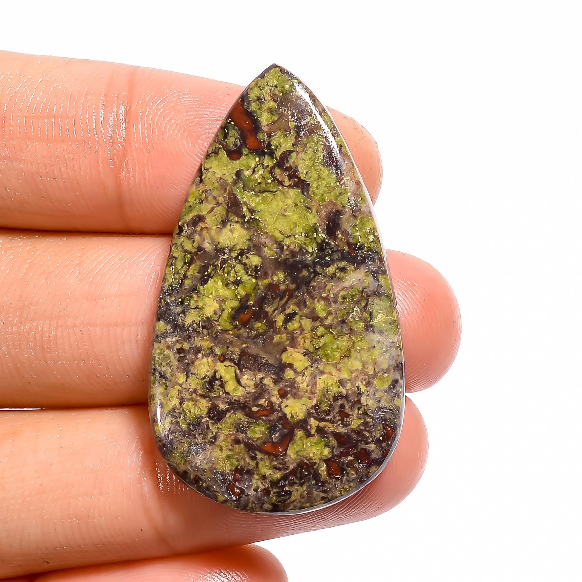 Dragon Jasper Classic Natural Dragon Jasper Pear Shape Etsy