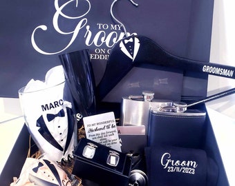 Luxury Groomsman Bundle, Customised Gifts, Proposal Gift Idea, Personalised, Father Of The Bride/Groom, Tuxedo Design, Usher, Best Man