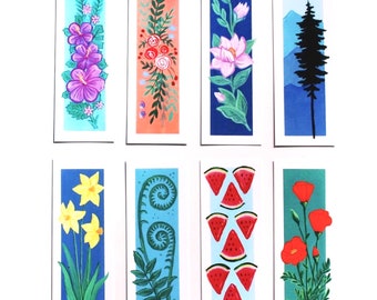 Floral Bookmarks