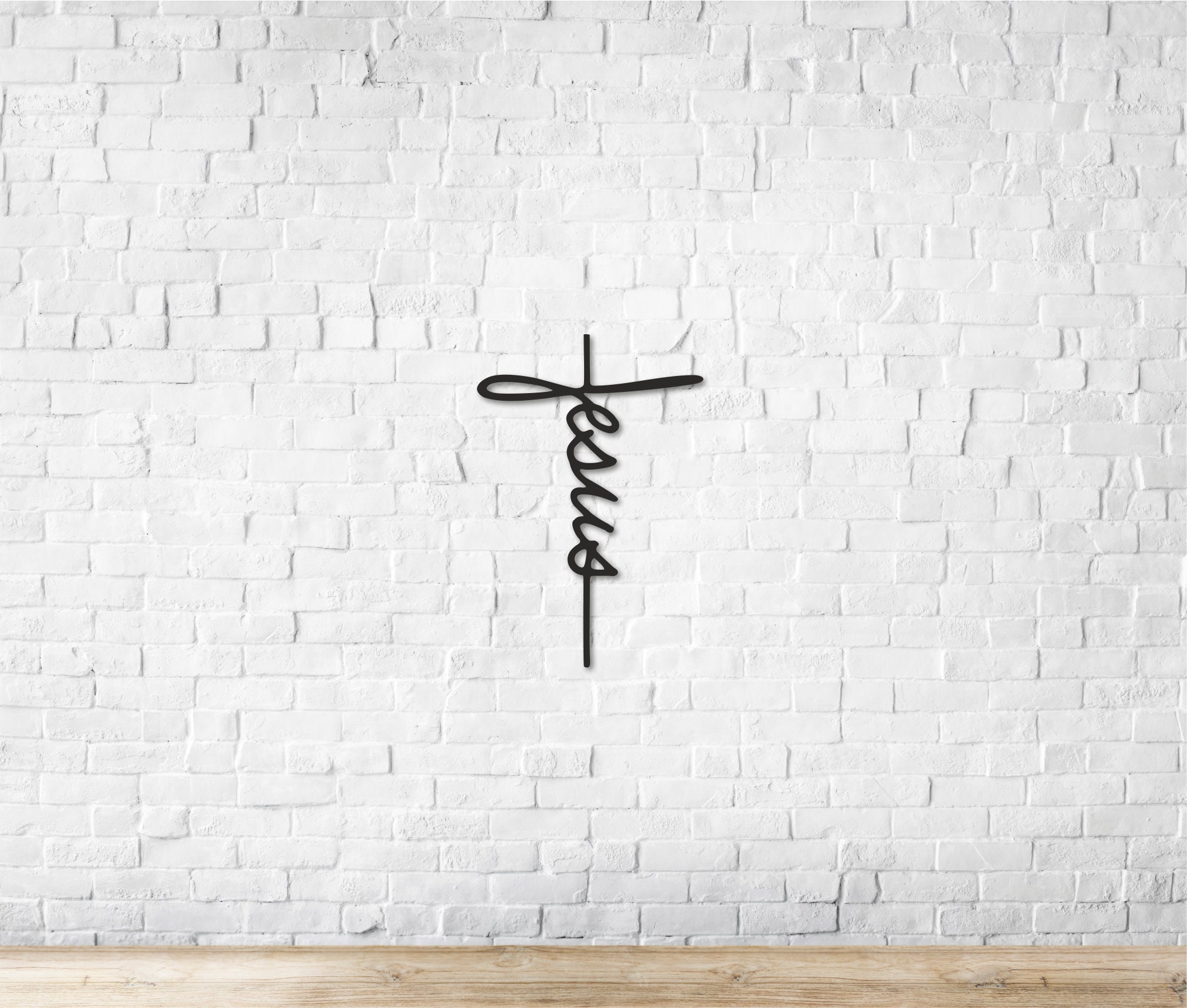 Jesus cross wall art Wooden decor Etsy