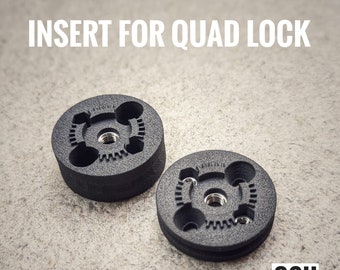 For Quad Lock Insert Adapter for Garmin / Wahoo / Bryton / XOSS mounts