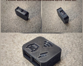USB Power Data Splitter for Android Auto / CarPlay
