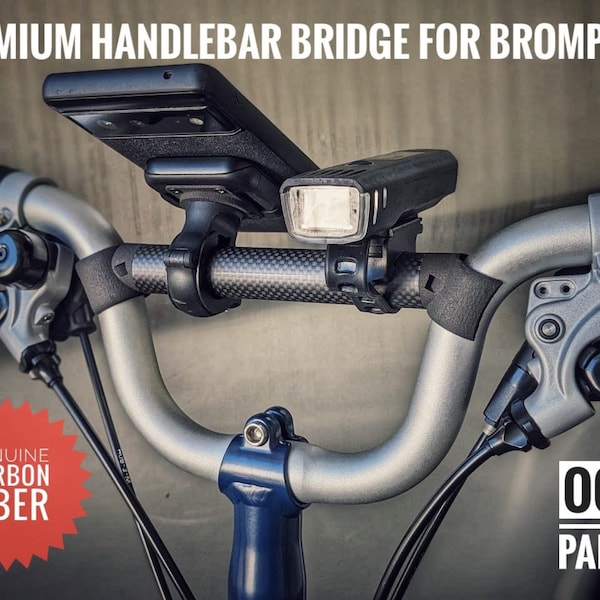 Premium M or H Handlebar extender bridge for Brompton - Type 5