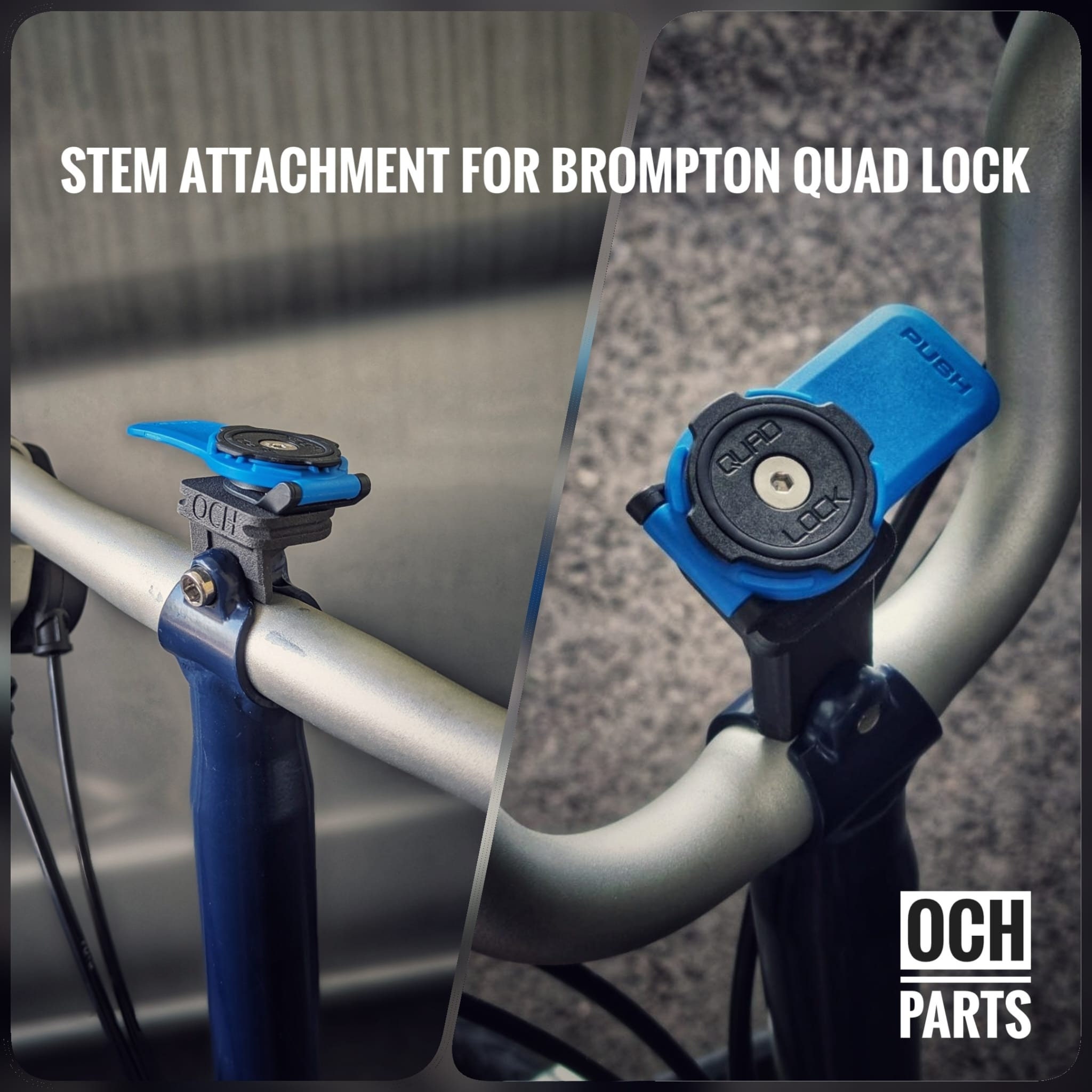 Quad Lock QUAD LOCK VÉLO FIXATION POUR GUIDON