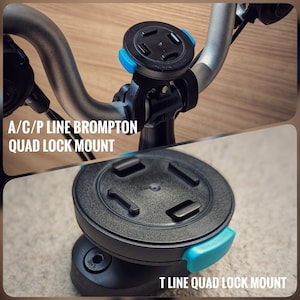 For Mous Intralock  Adapter for Brompton Quad Lock