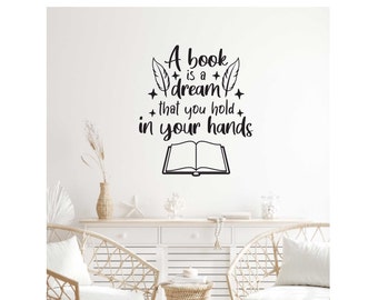 A Book is a Dream That You Hold in Your Hand - Etsy Canada