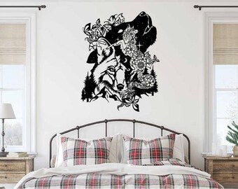 Angry Wolf Decal Etsy<script async src=
