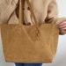 see more listings in the Suede Tote Bag section