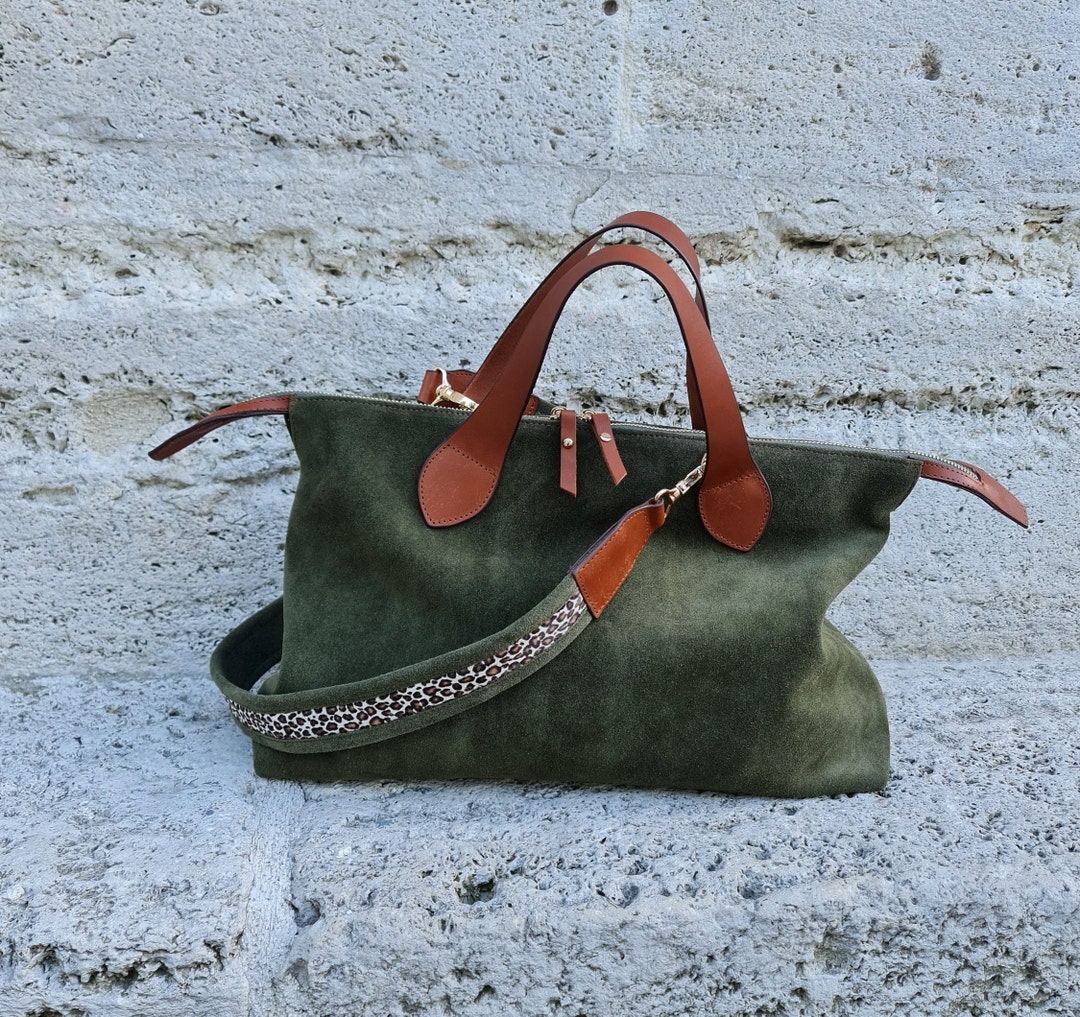 Khaki Suede Tote Bag,green Leather Suede Shoulder Bag,every Day Bag,quality Suede Bag, Green Leather Floopy Bag,suede Laptop Bag, Gift Woman - Etsy Khaki Suede Tote Bag,green Leather Suede Shoulder Bag,every Day Bag,quality Suede Bag, Green Leather Floopy Bag,suede Laptop Bag, Gift Woman - Etsy