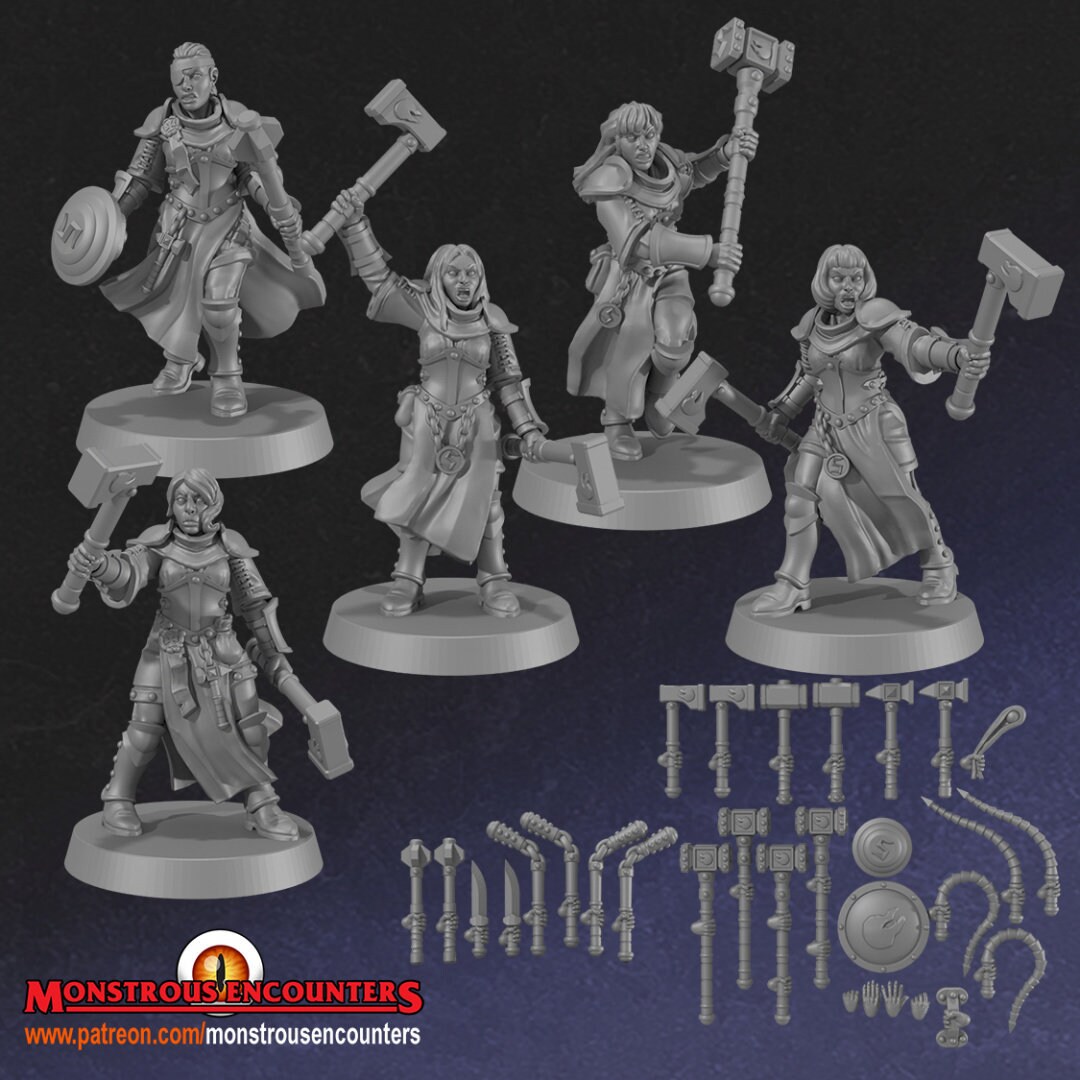 Sisters of Sigmar Adepts x5 28mm 32mm Resin Printed | Etsy