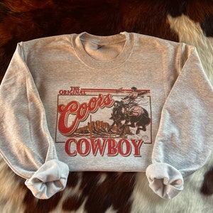 Sweat-shirt style cow-boy Coors