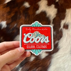 Colorado Coors Western Sticker