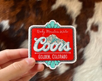 Colorado Coors Western Sticker