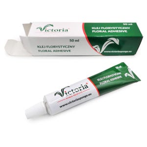 Colla per fioristi Victoria in tubetto – 50 ml | Adesivo floreale forte per fiori, foglie, carta e progetti artigianali