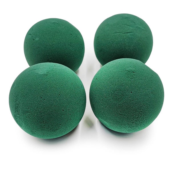 Floral Foam Sphere 90mm Wet - 4pcs