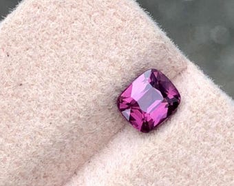 Vivid Pink Spinel: 1.06 Ct Cushion-Cut Loose Gemstone