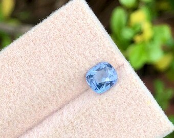 1.08 Ct Natural Blue Spinel: Cushion Cut Loose Gemstone